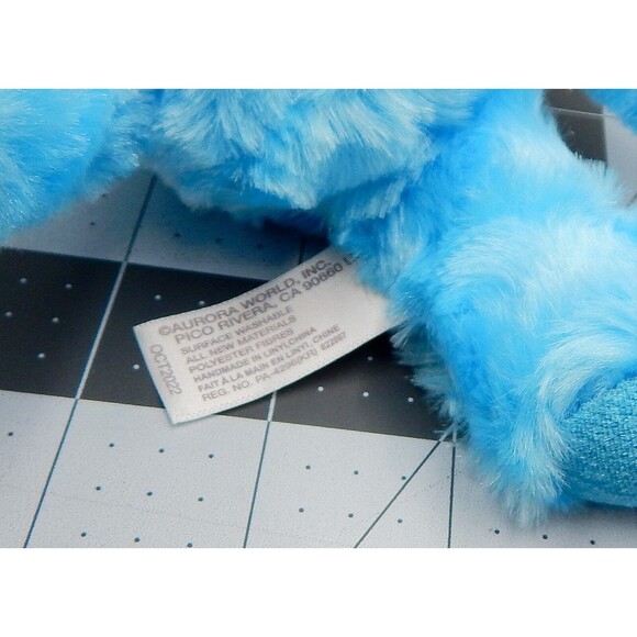 Aurora World Rainbow Bears Blue Teddy 6 Inch Plush Stuffed Animal - Picture 7 of 7